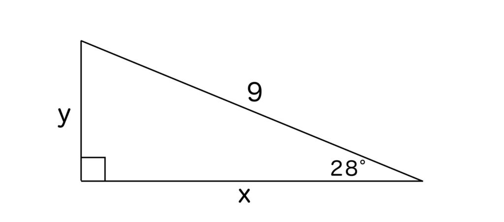 直角三角形の図
